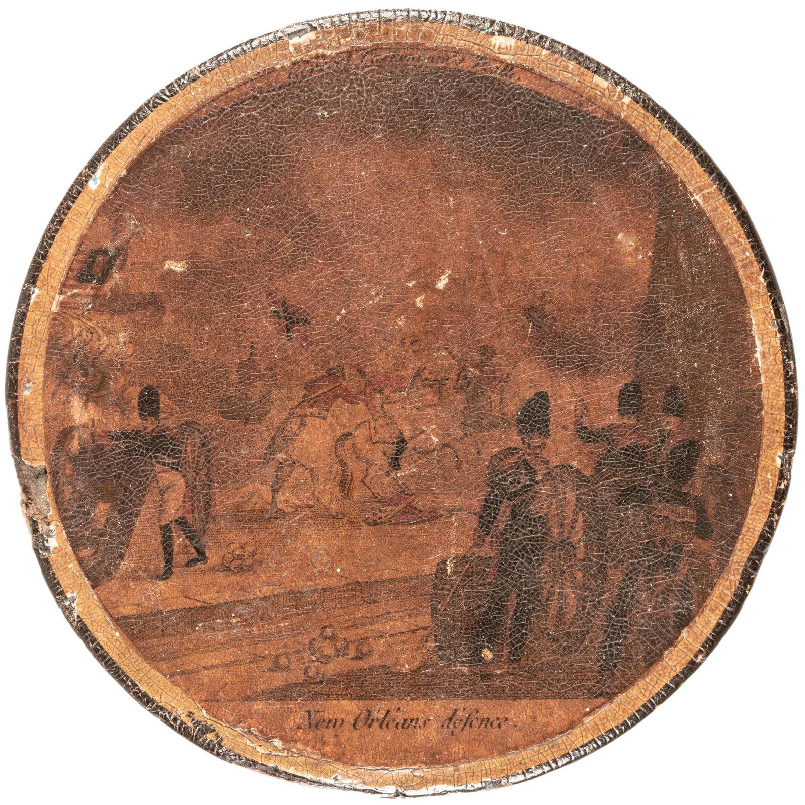 War of 1812 NEW ORLEANS DEFENCE Legend Active Battle Scene Rare Snuffbox (1 of 3)