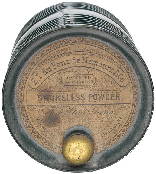 c. 1893, Original duPont de Nemours & Co. Tin