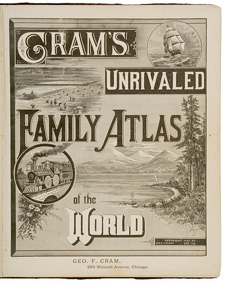 1886 World Atlas