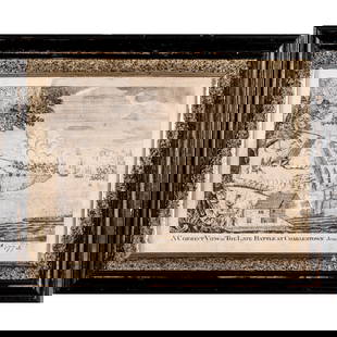(1774) A CORRECT VIEW OF THE LATE BATTLE AT CHARLESTOWN June 17th 1775. Robert Aitken, Sculp: American Revolution "A CORRECT VIEW OF THE LATE BATTLE AT CHARLESTOWN June 17th 1775. (Robert) Aitken, Sculp" The Earliest Obtainable View of the Battle of Bunker Hill BATTLE OF BUNKER HILL. Engraved