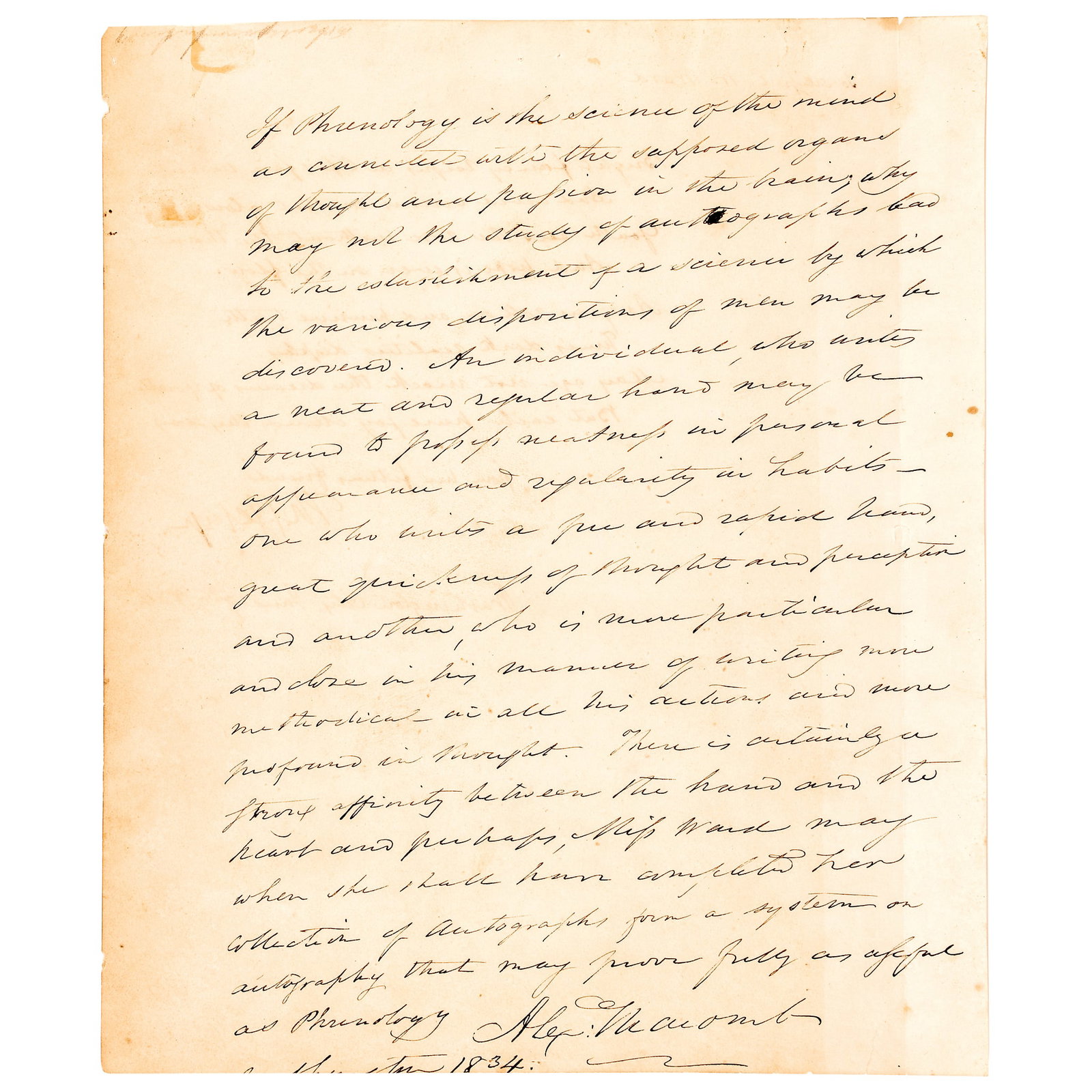1834 ALEXANDER MACOMB + THOMAS SIDNEY JESUP Dual-Sided Autograph Letter and Presentation Poem Signed (1 of 3)