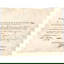 GEORGE WASHINGTON Signed 1782 Continental Army Soldier Medical Discharge in the Regiment of Invalids