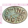 c1861 CIVIL WAR 6TH NORTH CAROLINA STATE TROOPS / SOUTHERN REBEL WAIST BELT BUCKLE 6TH INF / NC. S.T