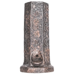 c. 1760 Revolutionary War or earlier era use Cast Iron Hand / Signal Cannon, 5.75" high x 2.75" base