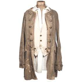 c. 1776 Revolutionary War Era, Wool Frock Uniform Coat, attributed as belonging to John Dunwoody
