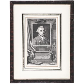 JOHN ADAMS 18th century Revolutionary War Era Engraving by Reinier Vinkeles (1741-1816)