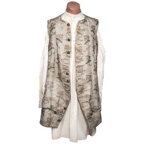 c. 1810-1820 Decorative Embroidered Waist Coat of John Floyd, Sr. (1783-1837) 25th Governor of VA.