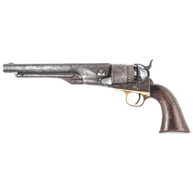 Colt Model 1860 ARMY Percussion Revolver, Civil War Period Use Made in 1863 for U.S. Military Issue