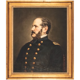 Admiral John Winslow Oil Painting on Canvass Civil War Commanding Officer of the USS Kearsarge