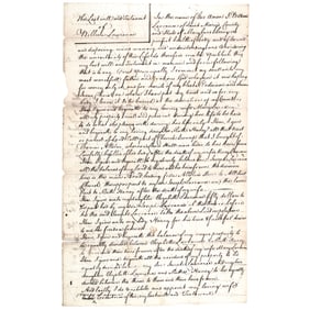 1828 Last Will Provides Manumission, I give unto my boy Henry for his true + faithful service to me.