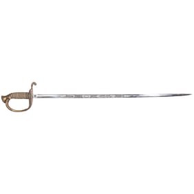 Model 1852 U.S. Naval Officers official Dress Sword with Scabbard, Conqueror, by N.S. Meyer Inc.