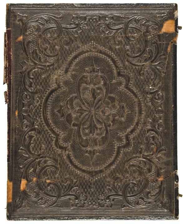 Ambrotype Young Boy Who is Missing His Left Arm: Photographs 4th Plate Size Ambrotype Image Tinted & Painted Outline of a Cute Young Boy Who is Missing His Left Arm c. 1861 Civil War Period, Ambrotype Image, Cute Young Boy Missing His Arm, Under Unu