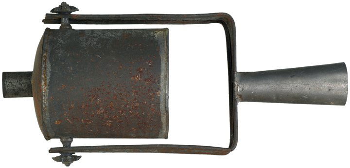 American Political Parade Oil Lamp Torch Head: Political Early American Political Parade Oil Lamp Torch Head Early American Political Parade Oil Lamp Torch Head, Iron, Very Fine. This early Civil War Ear Political Parade Torch Head measures 9.5”