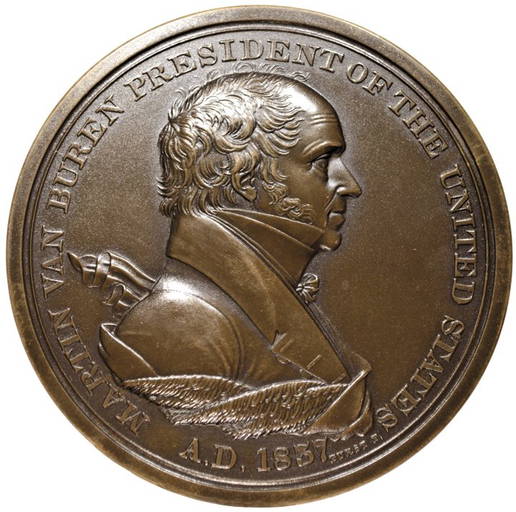 Martin Van Buren Indian Peace Medal. Ngc Ms 66