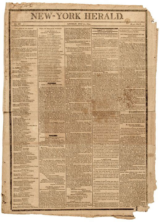 1804 NY Newspaper Report HamiltonBurr Duel