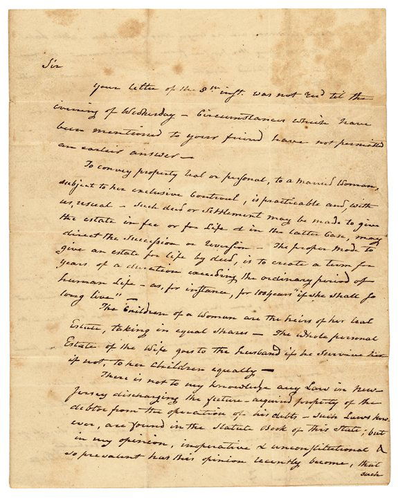 AARON BURR Archive Collection of 25 Misc. Items (1 of 10)