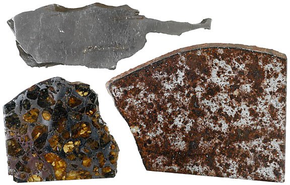 Set of All Three Types of Meteorites