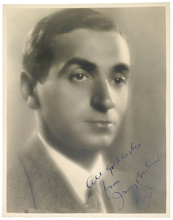 IRVING BERLIN, Photograph Signed and Inscribed