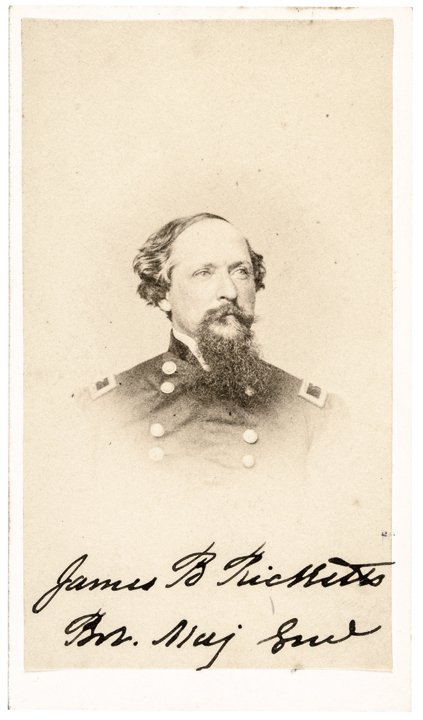 c. 1864 Signed CDV Union Gen. James B. Ricketts (1 of 2)