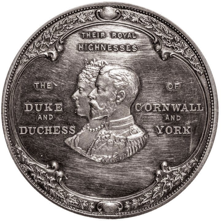 1901 SILVER INDIAN PEACE MEDAL, Canadian Rarity! (1 of 2)