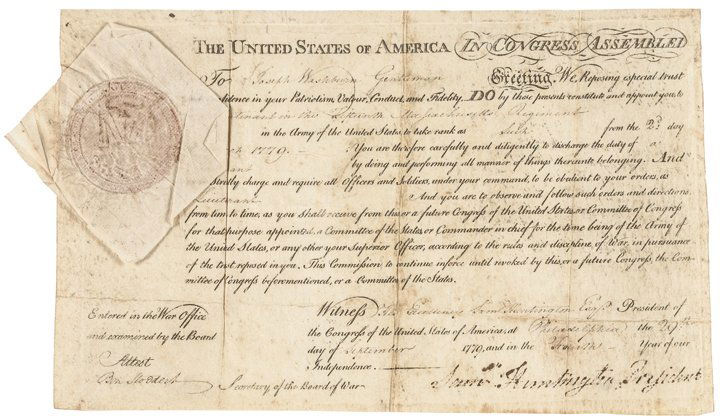 SAMUEL HUNTINGTON President/Dec. Signer Document (1 of 6)
