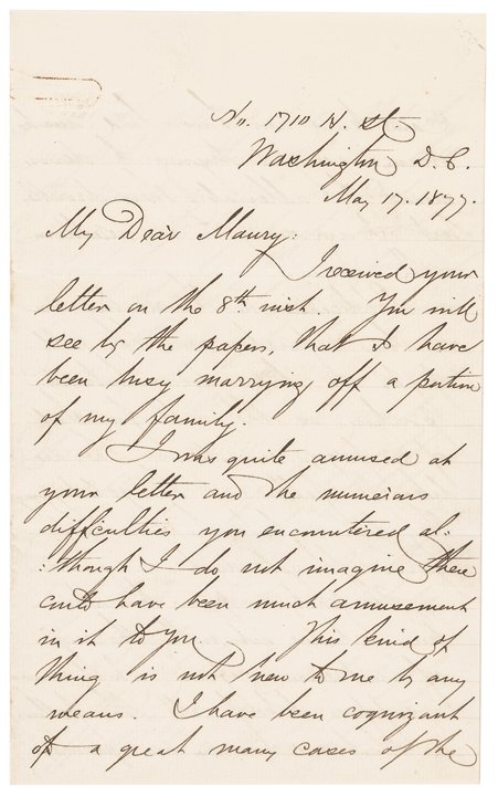 DAVID DIXON PORTER Autograph Letter Signed (1 of 10)