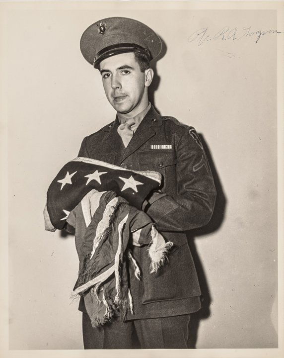 Set of SURVIVOR SIGNED Photos Mt. Suribachi Flag (1 of 6)