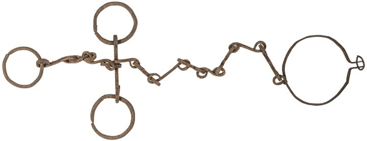 18th Century Hand-Forged Iron Slave Shackle Set (1 of 2)