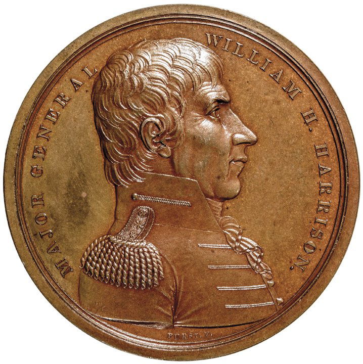 Gem 1818 Major Gen. William Henry Harrison Medal (1 of 2)