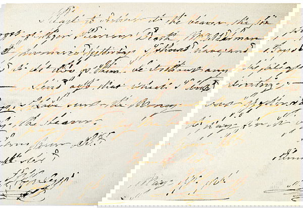 JOHN SINGLETON COPLEY, Autograph Note Signed: AutographsTransmittal Note Written and Signed by John Singleton Copley JOHN SINGLETON COPLEY, American Artist and Portrait Painter. Autograph Note Signed, “J.S. Copley” in lower right corn