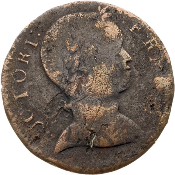 1786 VT Copper, Baby Head