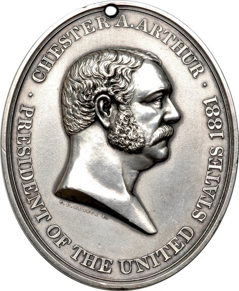 1881 Ch. Arthur Indian Peace Medal