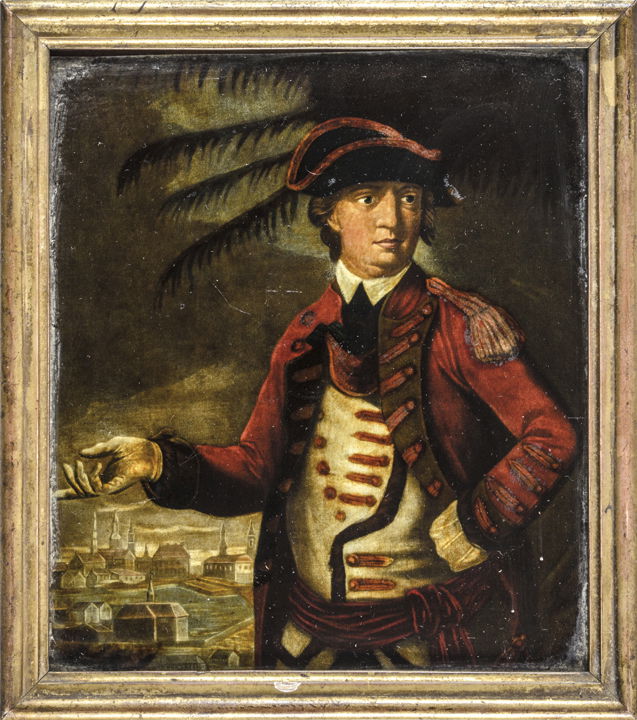 c. 1776 Benedict Arnold Portrait Transfer Print