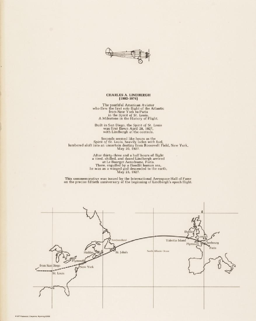 CHARLES A. LINDBERGH Print & Cancelled Stamps (1 of 4)