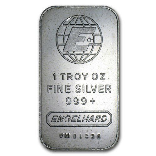 1 oz Engelhard Silver Bar: 1 oz Engelhard Silver Bar