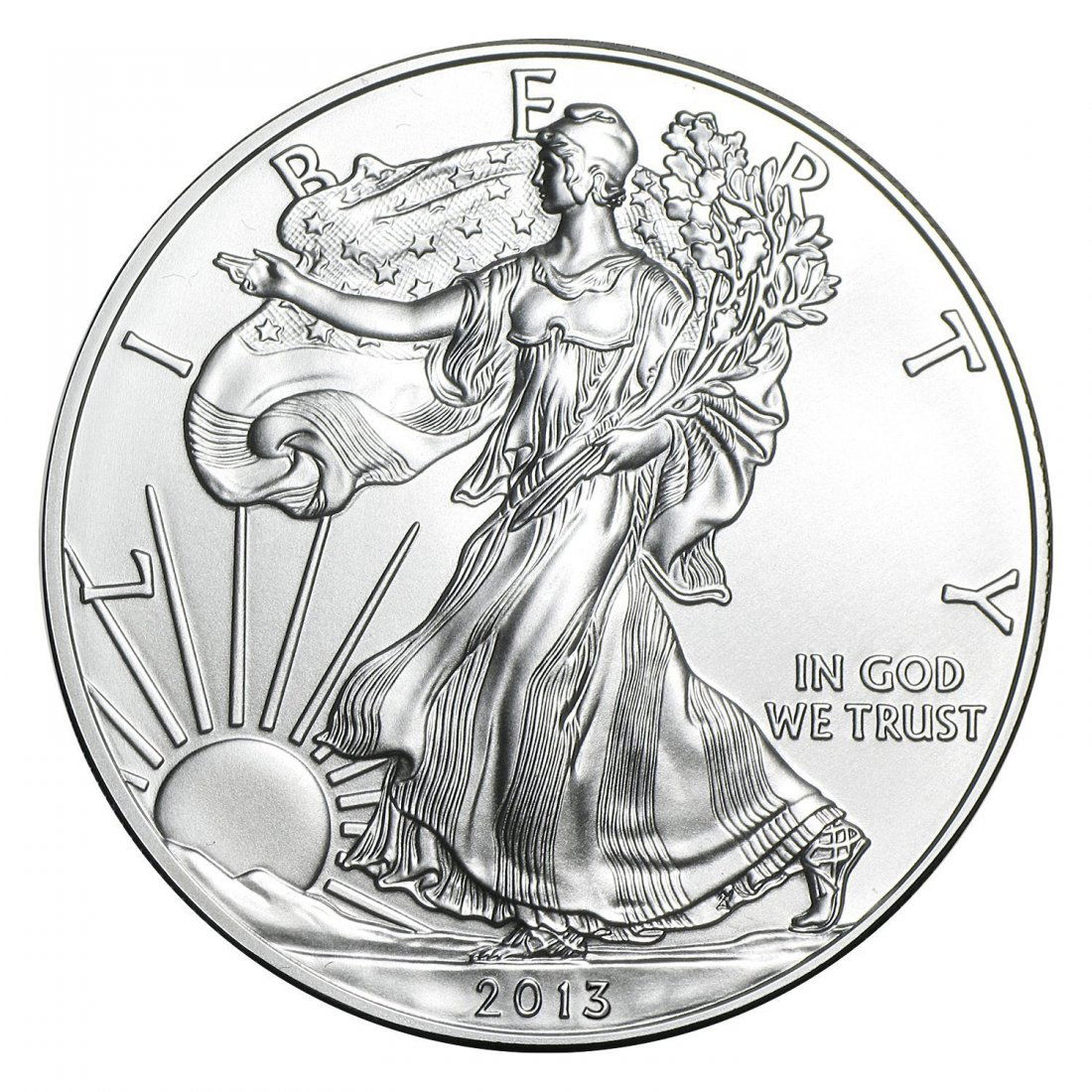 2013 1 oz Silver American Eagle Coin: 2013 1 oz Silver American Eagle Coin