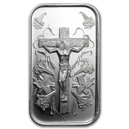 1 oz Jesus Silver Bar: 1 oz Jesus Silver Bar