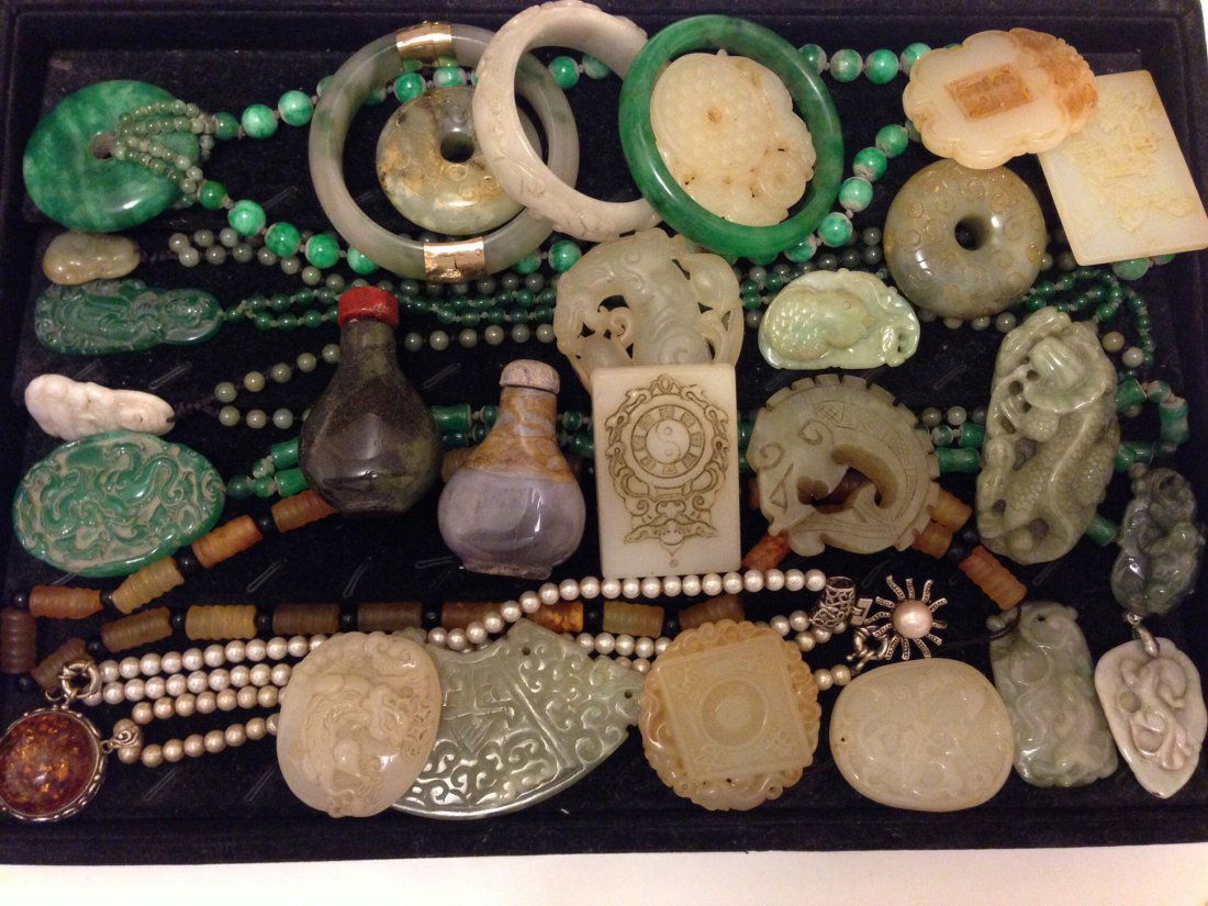 LARGE GROUP OF JADE COLLECTION (1 of 1)