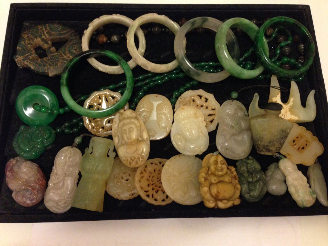 LARGE GROUP OF JADE COLLECTION (1 of 1)