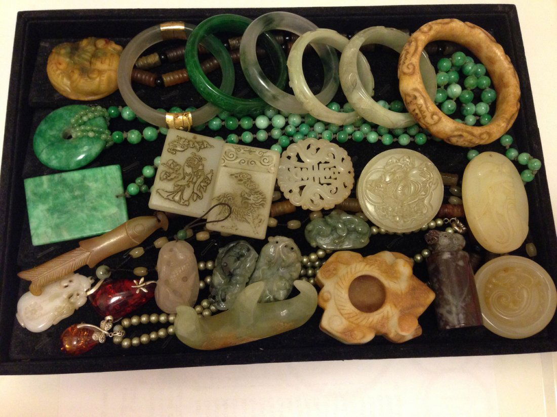 LARGE GROUP OF JADE COLLECTION (1 of 1)