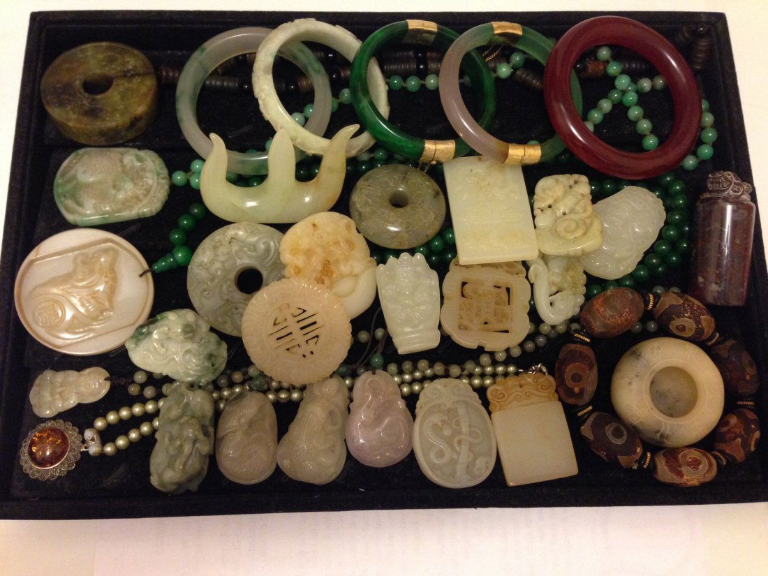 LARGE GROUP OF JADE COLLECTION (1 of 1)