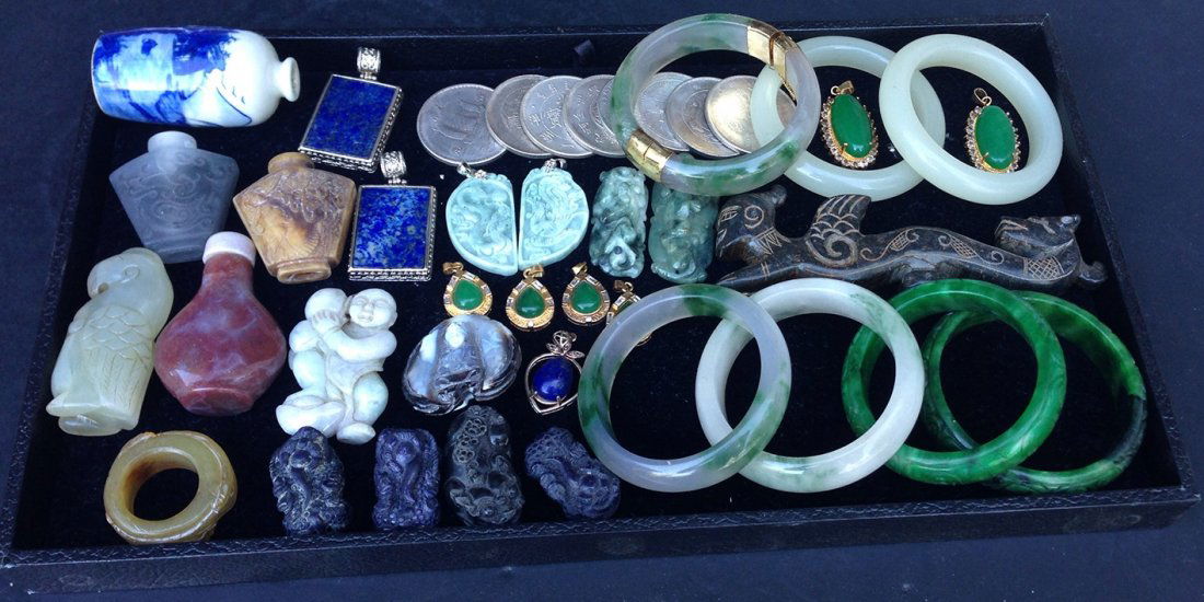 GROUP OF JADE & JEWELRY COLLECTION (1 of 1)