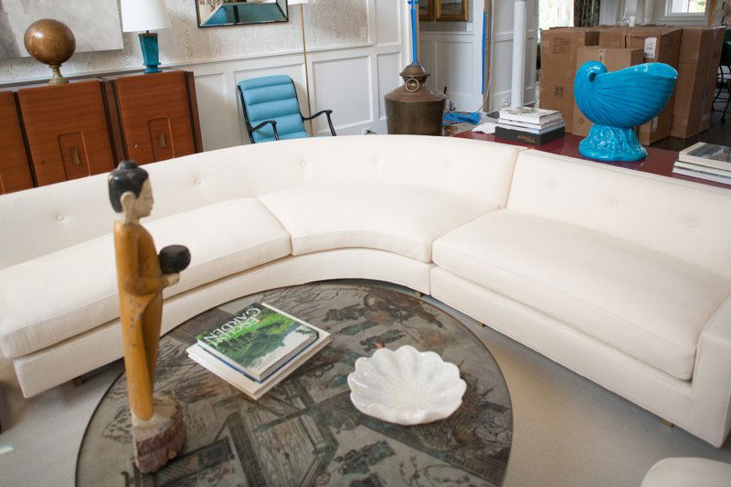 Harvy Pairober two piece sectional sofa approx 8' L x: Designer: Brian del Toro Harvy Pairober two piece sectional sofa approx 8' L x 8'w