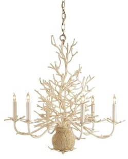 Chandelier: Designer: Kim Courtney Seaward Chandelier, 27"H 29" RD Item Number: KC/P2-207