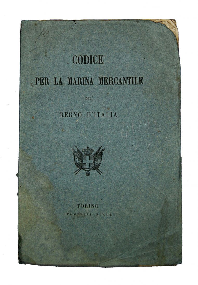 [Reign of Italy, Navy Code] Codice Marina Mercantile (1 of 4)