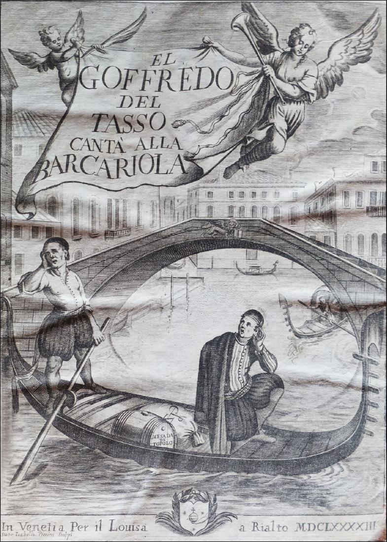 [Dialectal Poetry] Tasso El Goffredo del Tasso, 1693 (1 of 3)