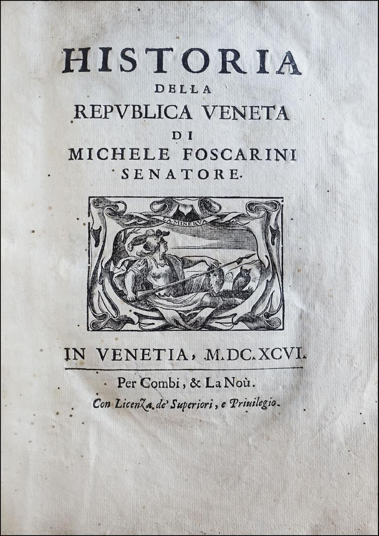 [Venice] Foscarini, 1696 (1 of 3)