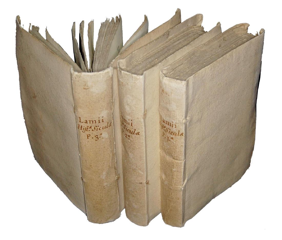 [Sicily] Bonincontri, Historiae Siculae 1739-40, 3 vols (1 of 7)