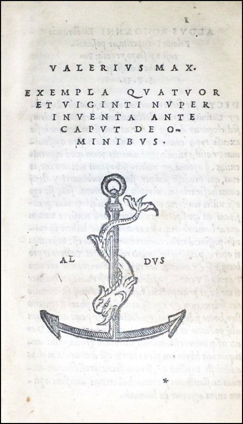 [Roman History, Anecdotes] Valerius Maximus, 1514 (1 of 7)