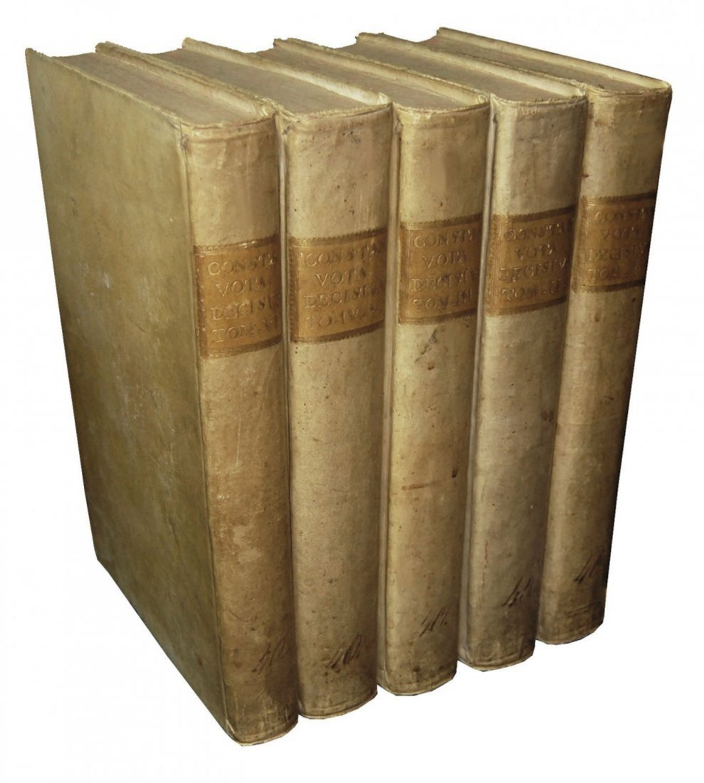 [Roman Law, Digests] Costantini, Vota decisiva 1760 6 v (1 of 9)